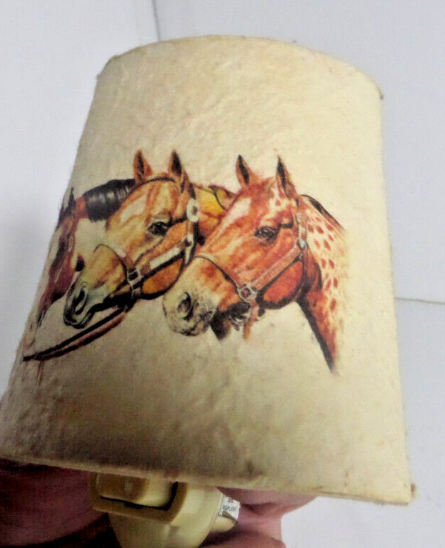 night light Horses vintage