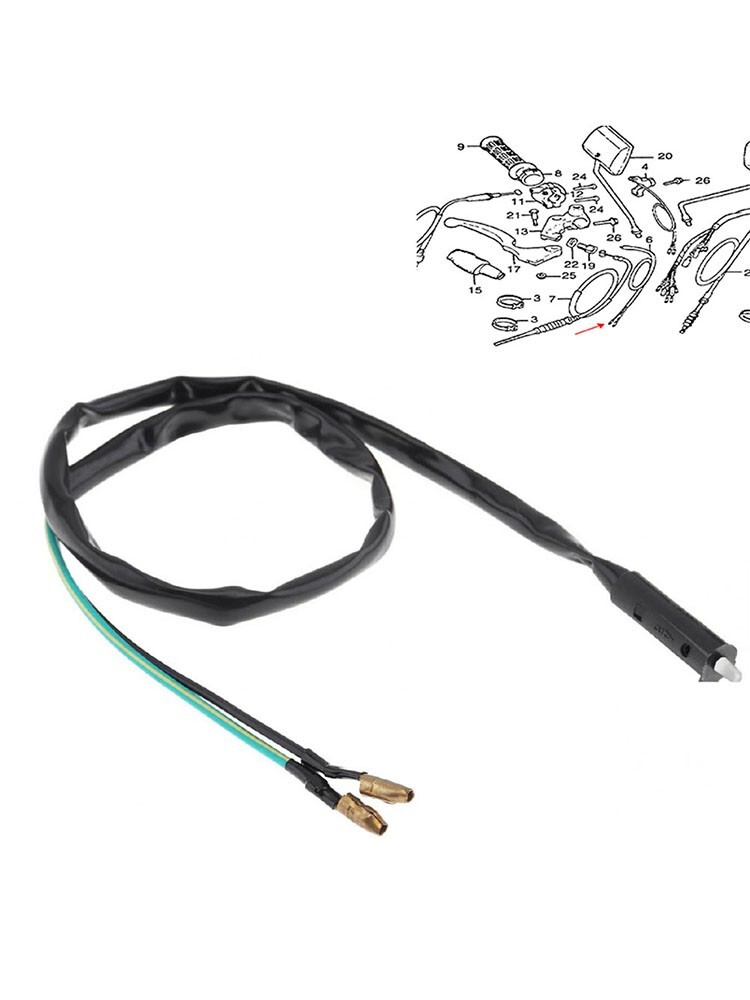 Drum-type Single Motorcycle Disc Front Brake Line Brake Light Switch