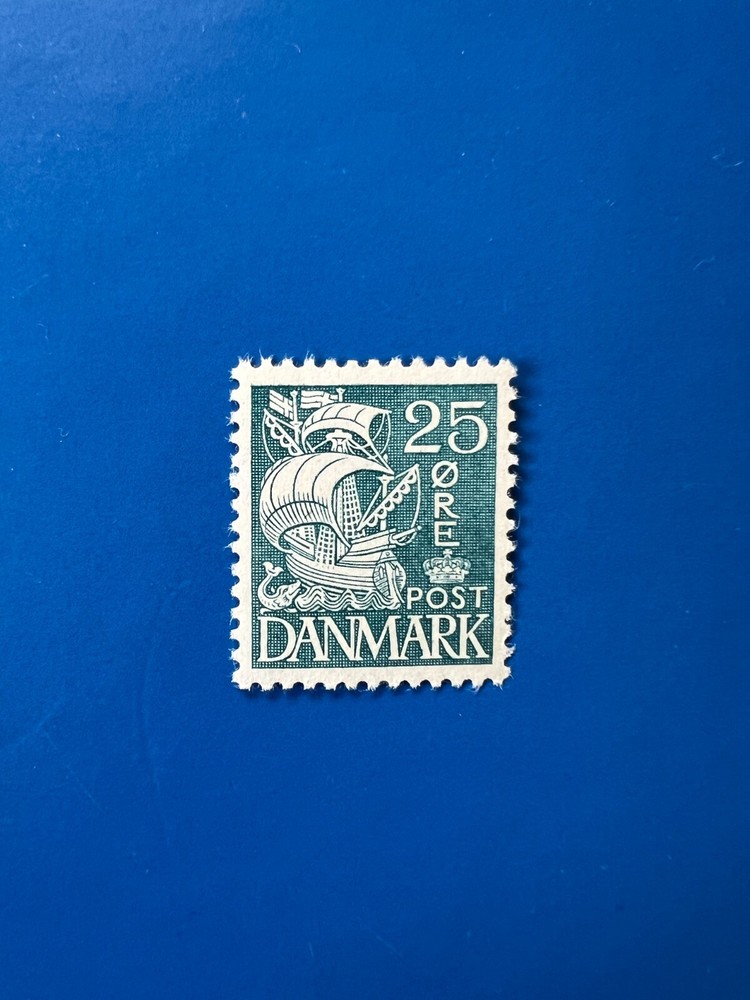 Denmark 1933 25 ore blue type I MNH VF