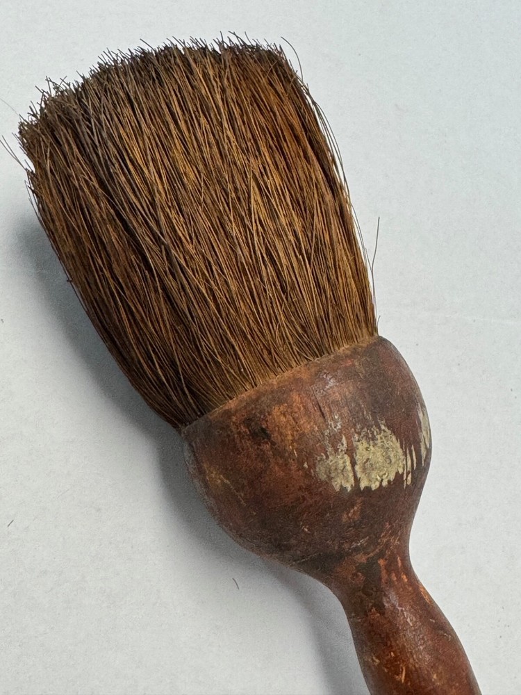Large Antique Round Paint Brush 12 ½"