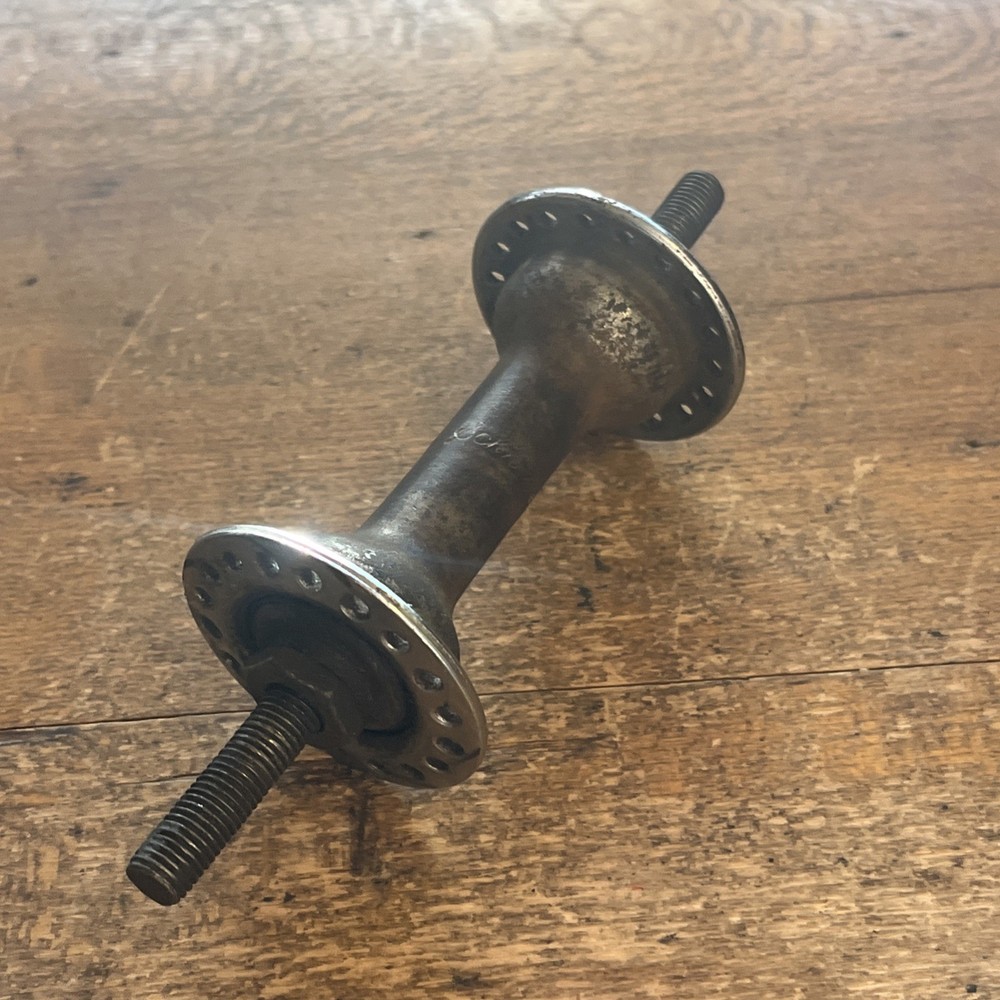 Vintage Schwinn Cursive Script Front Hub 36 H 90 mm OLD ~see Pics/Condition~