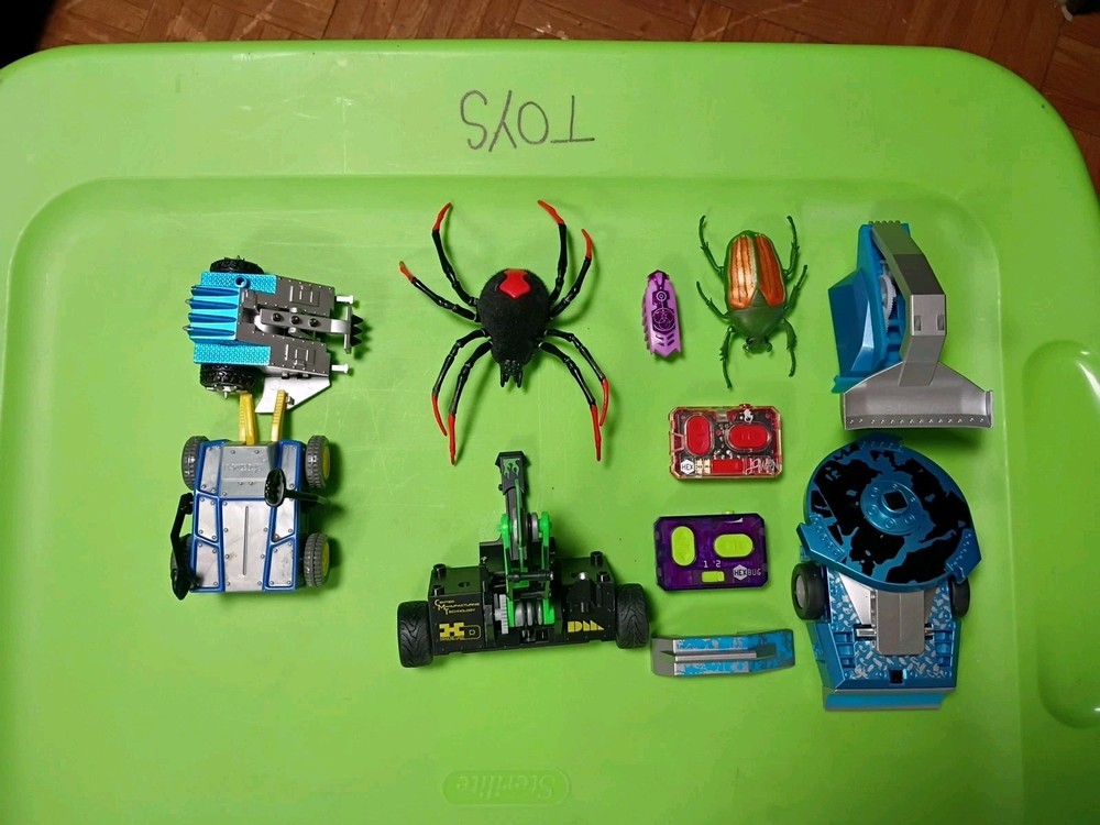 Hexbug BattleBots Bugs & BattleBots Controllers Lot Parts As Is