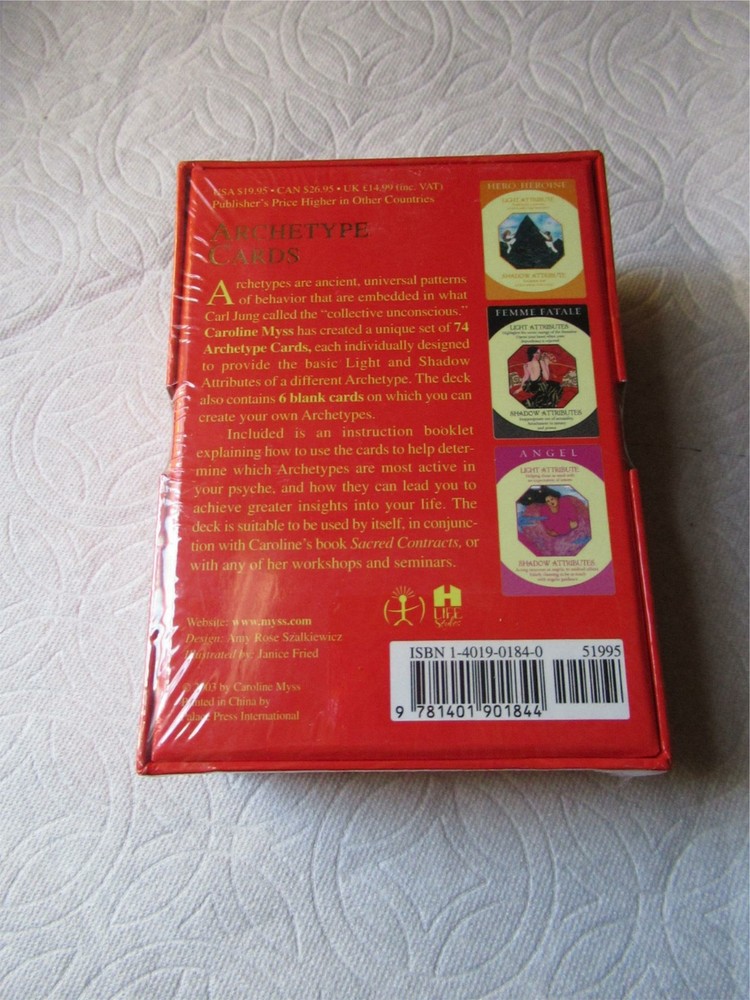 Caroline Myss Archetype Cards Divination 2003 Still Sealed NIB