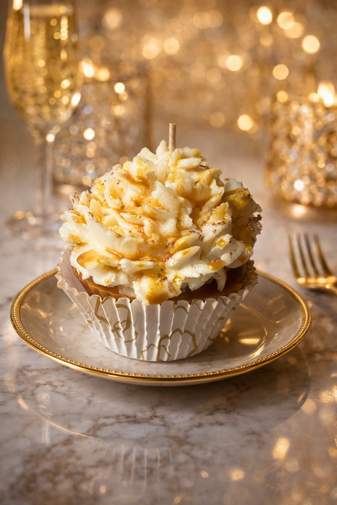 Salted Caramel Cupcake Candle