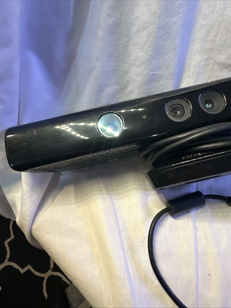 Genuine Microsoft Xbox 360 Kinect Connect Black Sensor Bar interactive gaming
