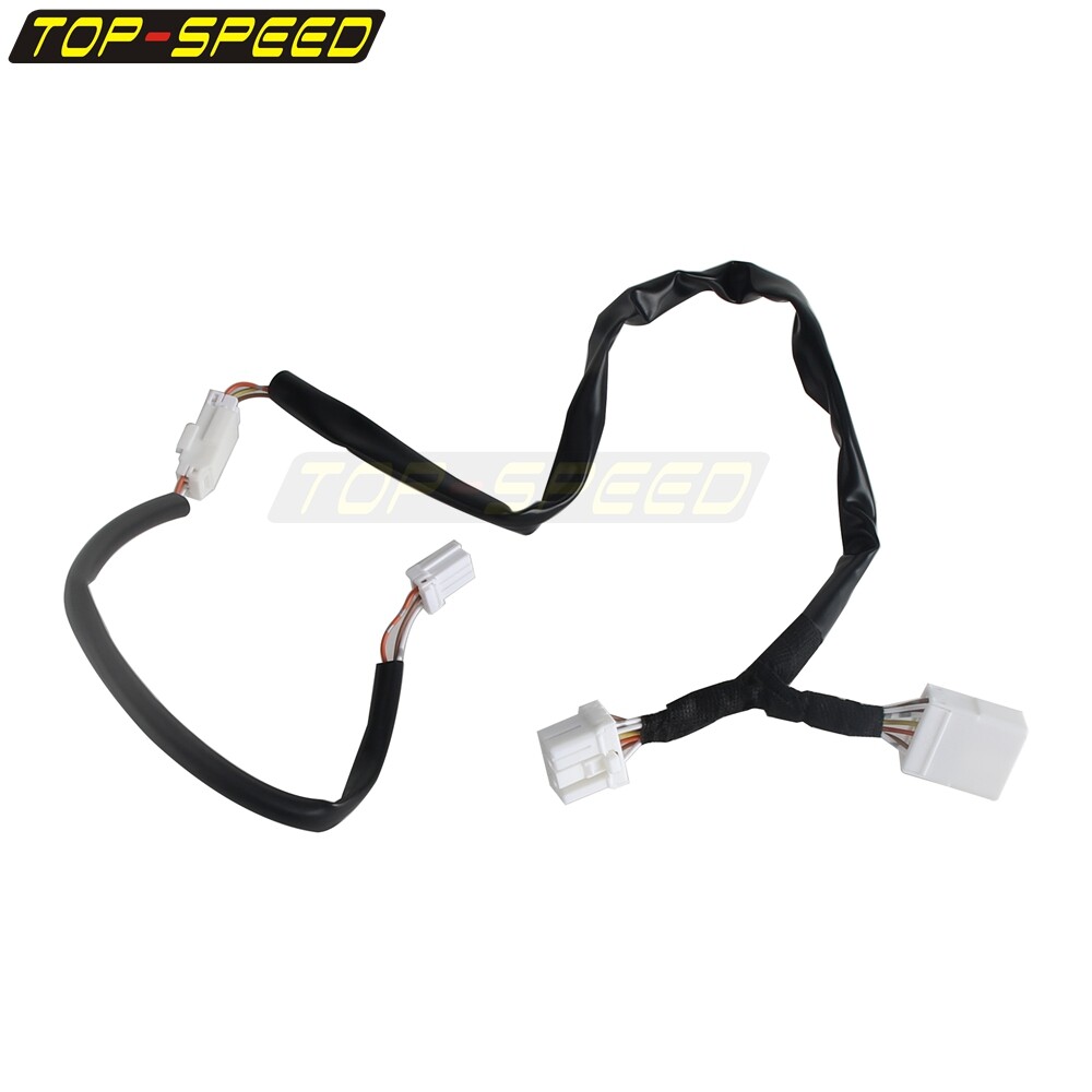 Black Custom Dynamics Quick Disconnect Trunk Pack Wiring For Harley 1997-2013