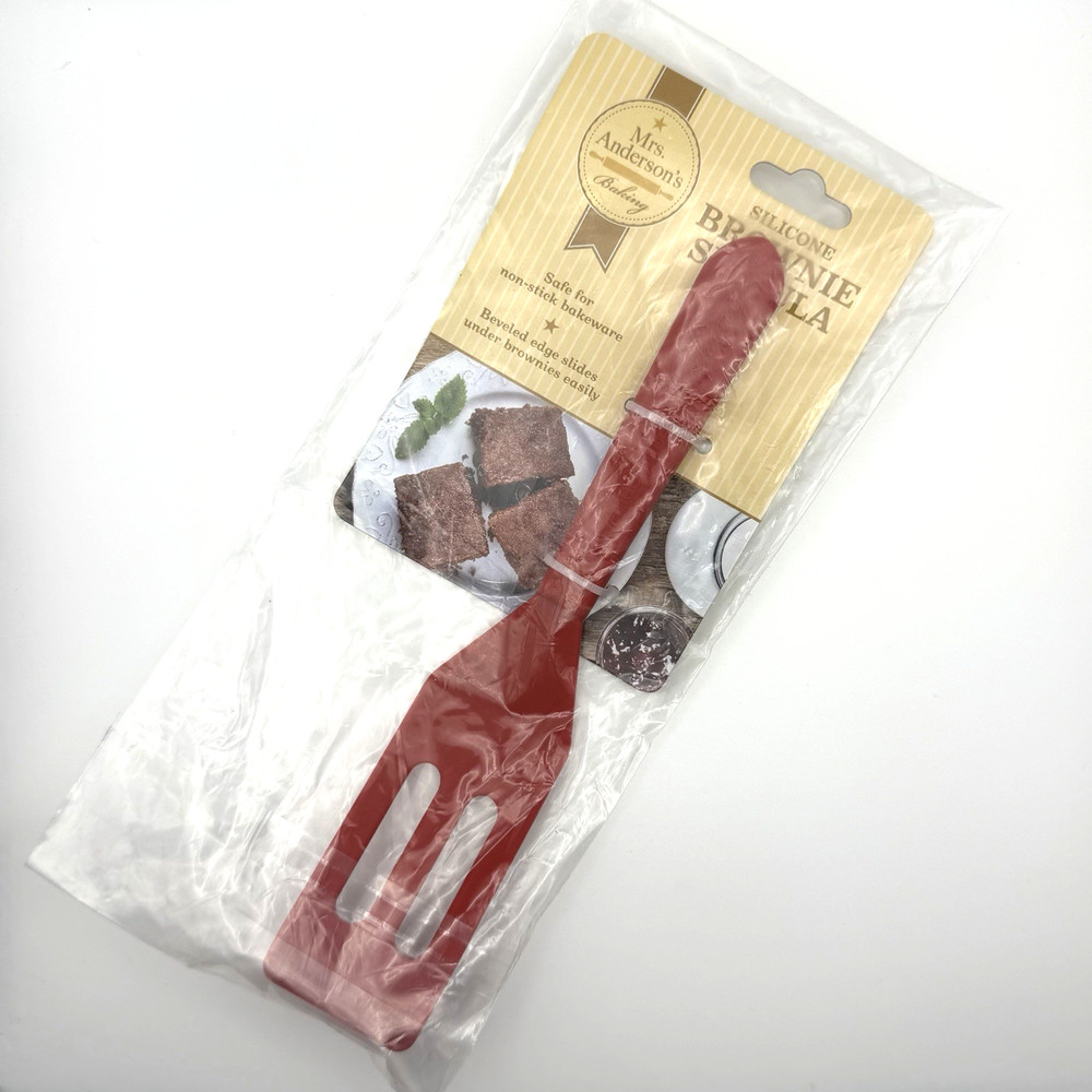 Mrs. Anderson's Silicone Brownie Spatula 8" Red