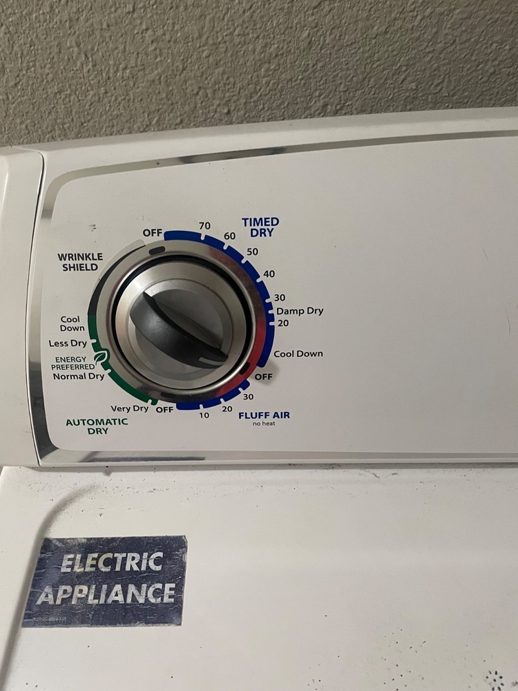 Whirlpool side by side washer and dryer