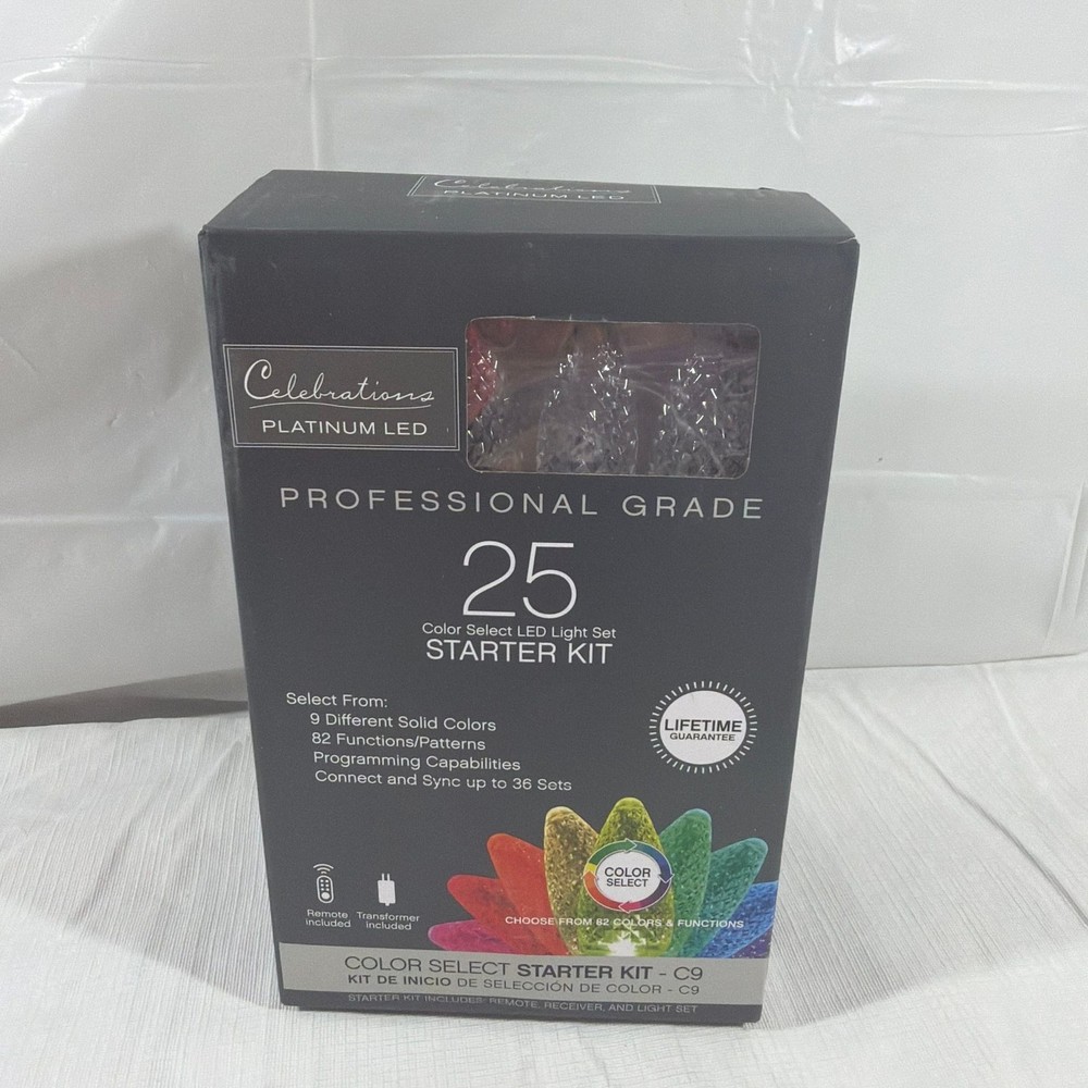 Celebrations Platinum LED Professional Grade 25 Count
