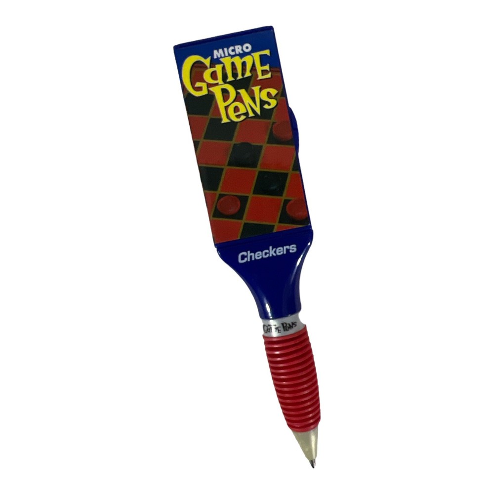 Checkers Micro Pen Unknown Year NWOT Pen Works