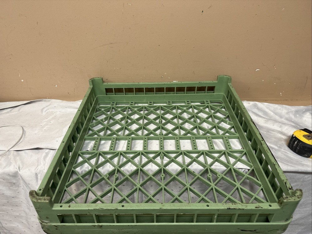 Vollrath Commercial Dishwasher Rack Green Short Open Polypropylene NSF