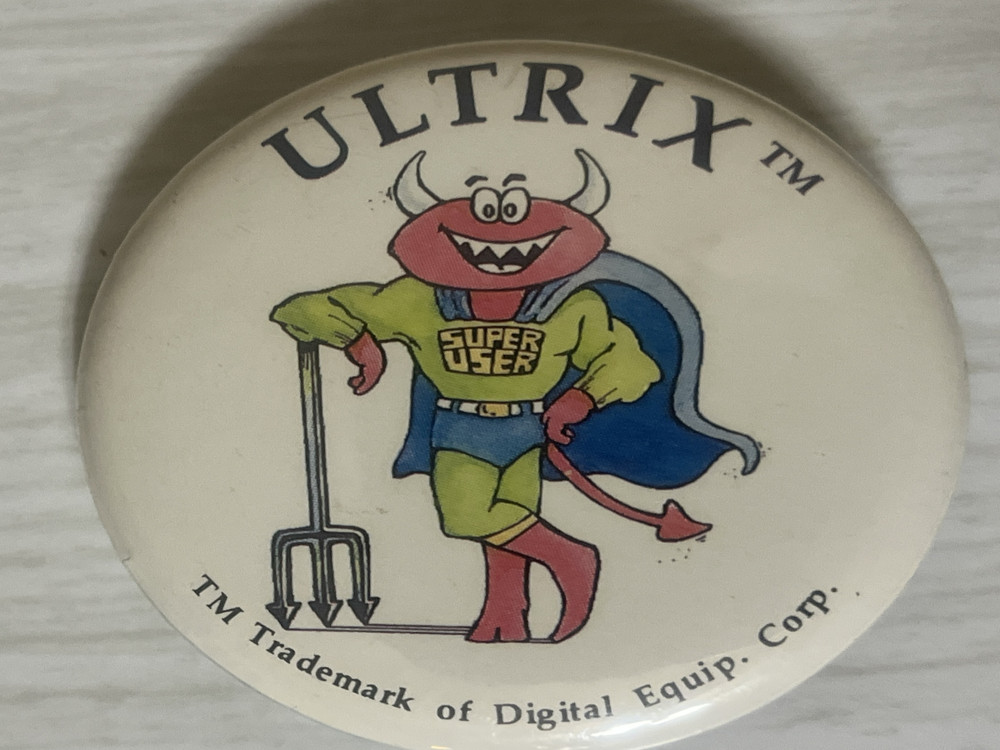 Vintage DEC Digital ULTRIX pin