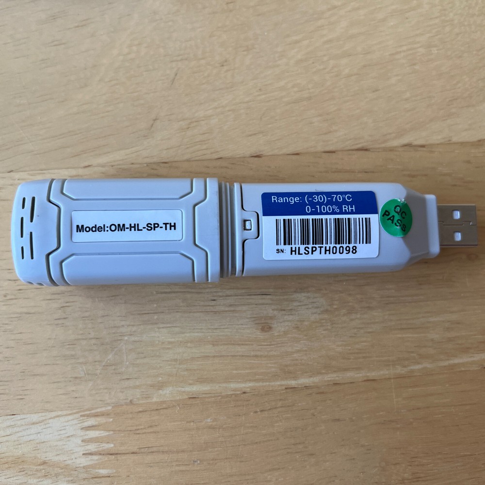 Omega Temperature and Humidity USB Data Logger OM-HL-SP-TH