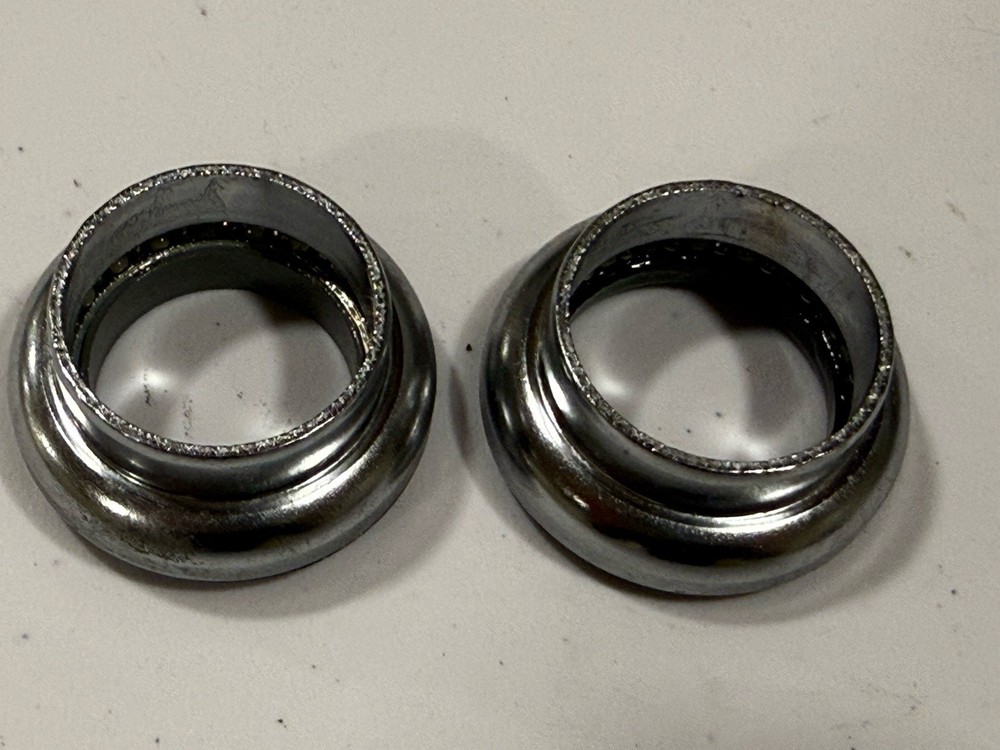 1 1/8” headset threadless Steel Basic Silver Take Off 1 1/8 Top And Bottom