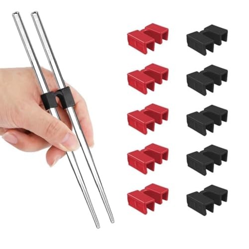 10 Pcs Reusable Chopstick Helpers Training Chopsticks Beginners Training