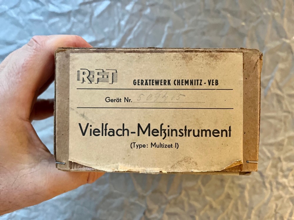 RFT - Vielfach-Meßinstrument - Original Package - Never Used