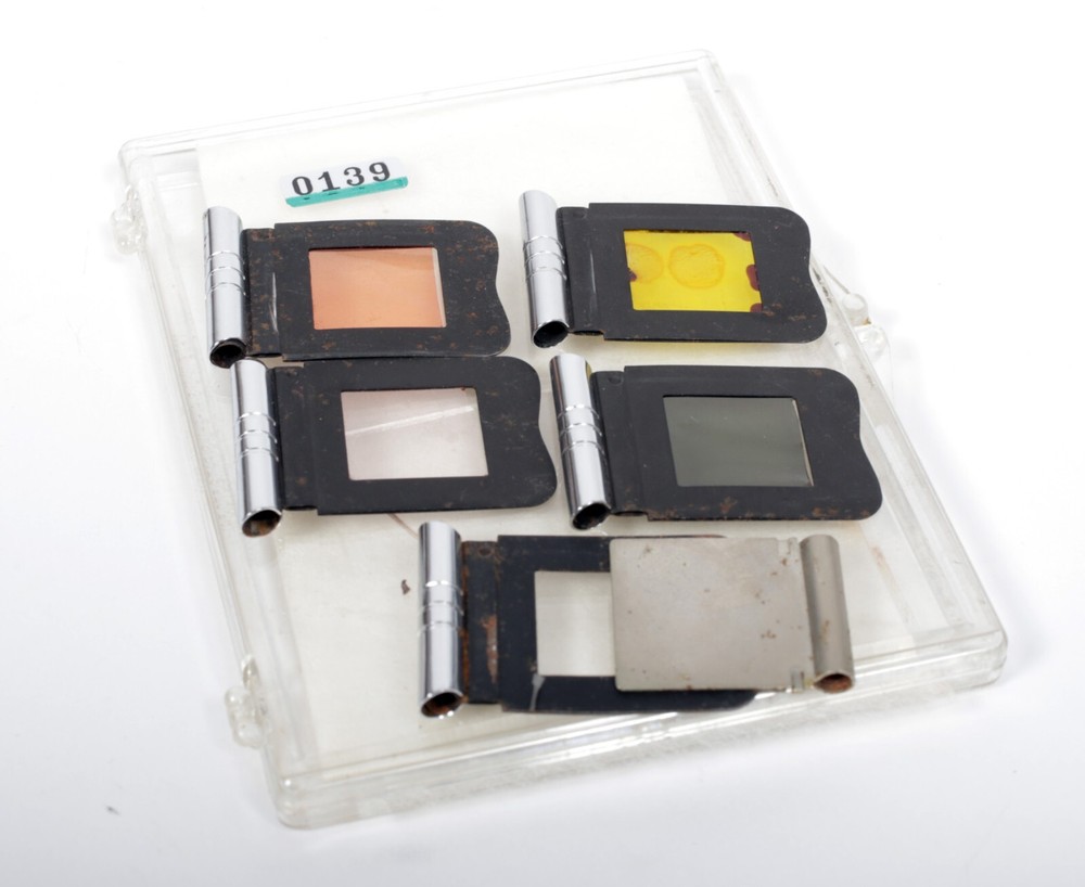 Bolex jel filter holder set filter red UV with case #0139