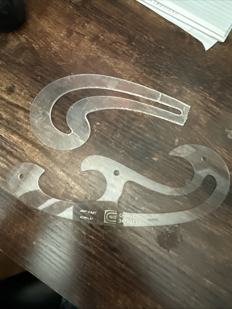 Lot Of Vintage Drafting Drawing Tools Engineering. Timely, Rapidesign, Microbow