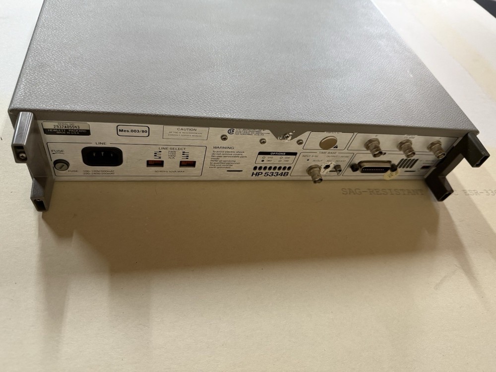 Hewlett Packard Universal Frequency Counter HP 5334B Automatic Fall/Rise Time
