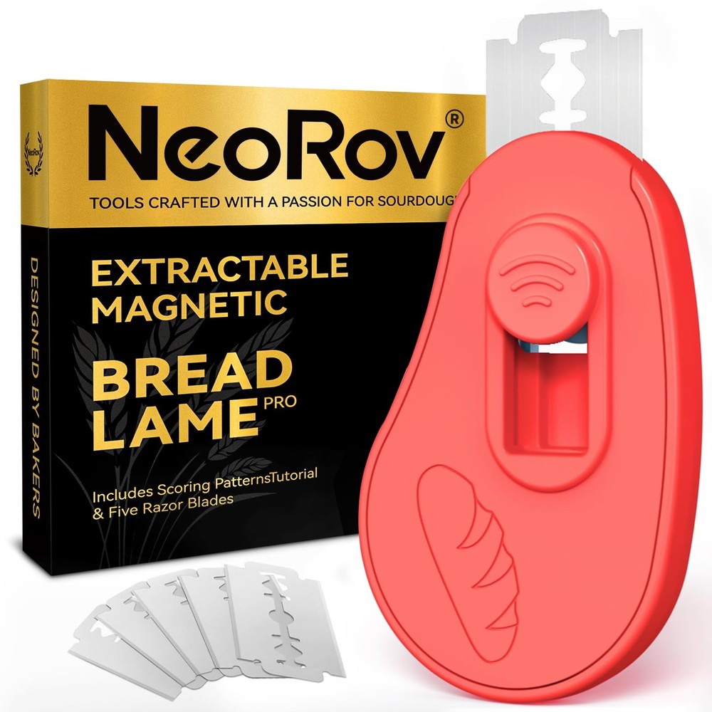 Extractable & Magnetic Bread Lame Dough Scoring Tool - Professional Sourdough...