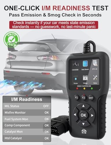 2026 Universal OBD2 Scanner - Check Engine Code Reader - 45000+ Black
