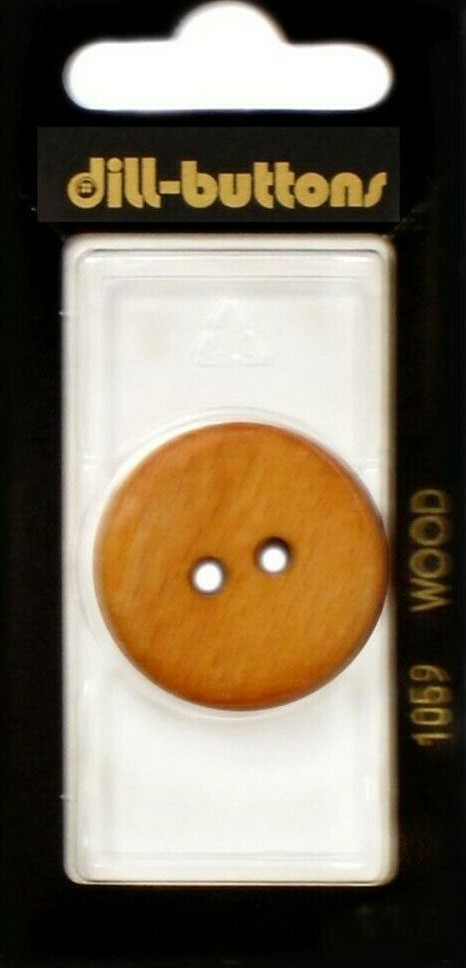 Dill Buttons ~ (1059) - 1 1/8" - 1 ct