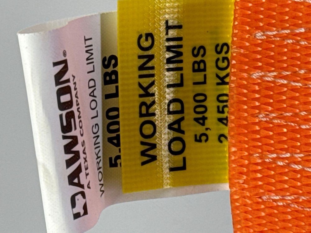 4"X30' Heavy Duty Winch Strap with Flat Hook 2 Pack