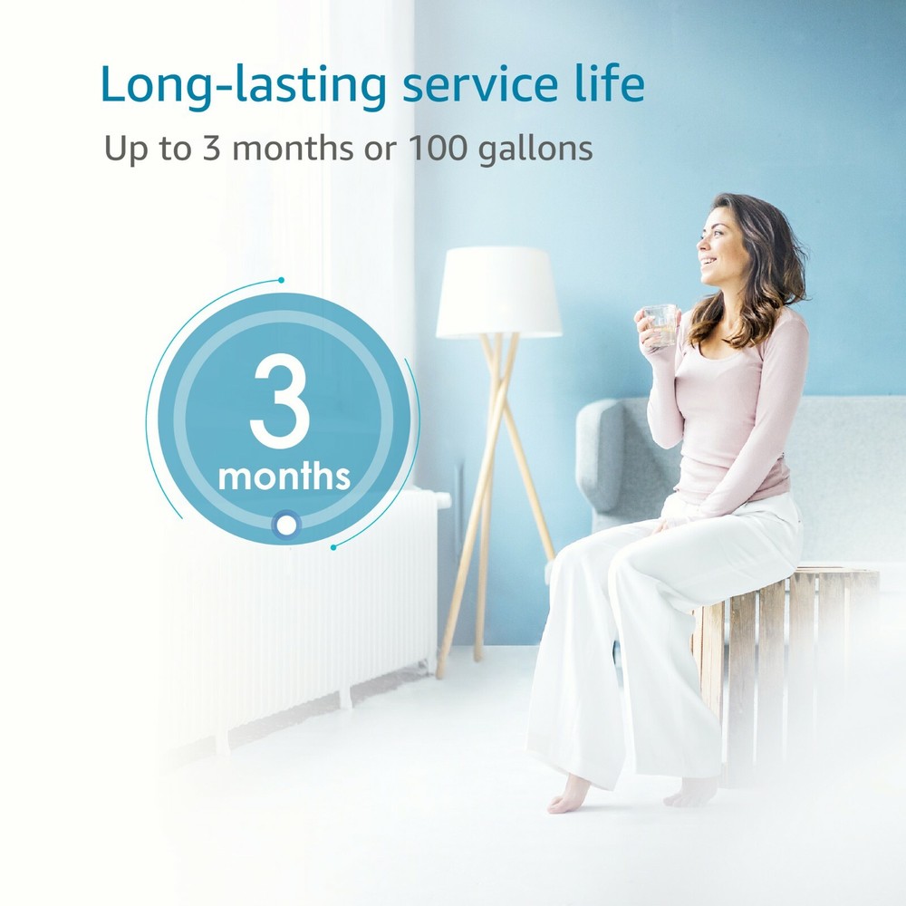 AQUACREST NSF Certified Water Filter,Replacement for RF-3375 Faucet Water Filter