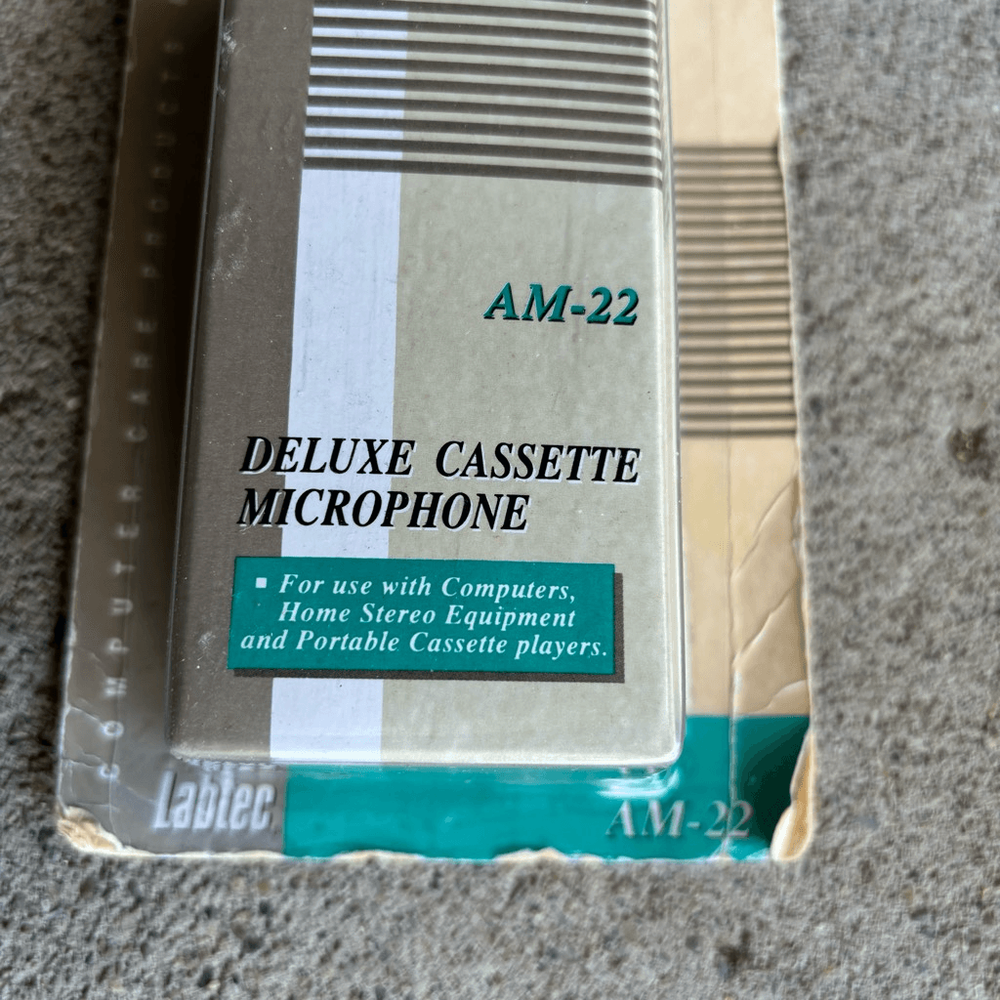 Labtec AM-22 Deluxe Cassette Microphone *New*