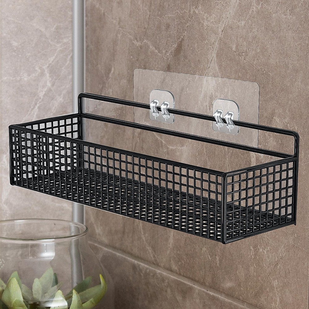 COMNICO 4 Pack Shower Caddy Adhesive Hooks Replacement, Strong Self-Adhesive...
