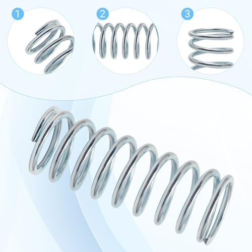 C-750 Compression Spring,OD 3/4" x Length 2" (3 Pack)