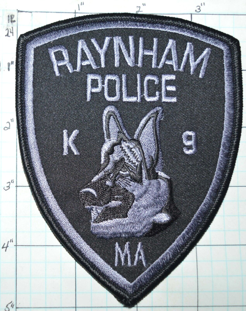 MASSACHUSETTS, RAYNHAM POLICE DEPT K9 UNIT SUBDUED PATCH