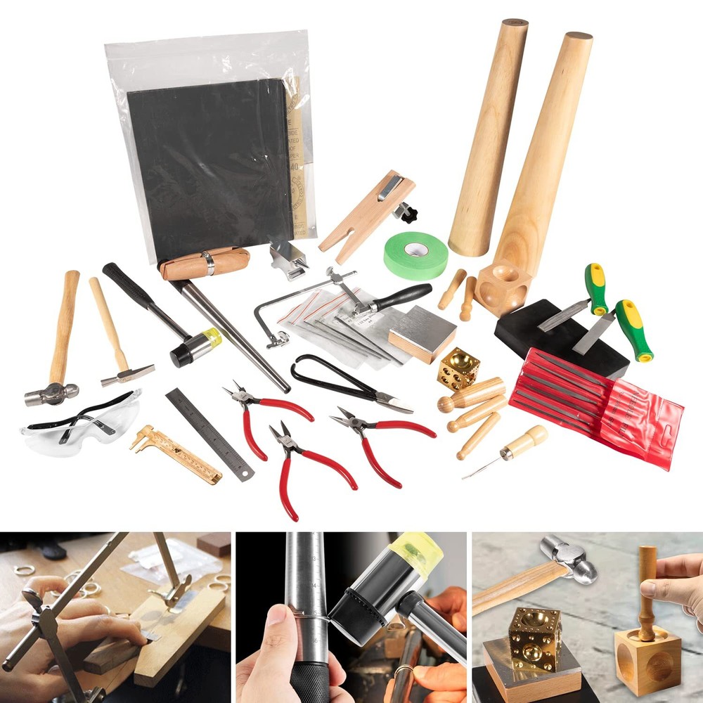 Metalsmith Tools Kit Beginners Apprentice Metalsmithing Jewelry Making Tool Set