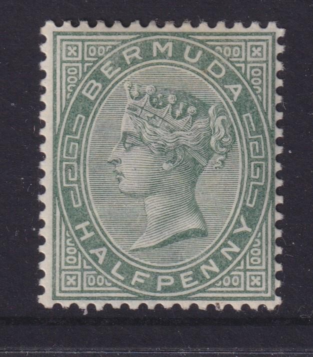 BERMUDA, 1892 CA, 1/2d. Dull Green, lhm.