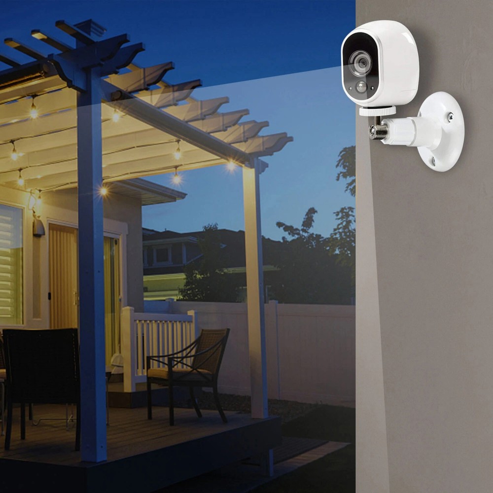 Adjustable Arlo Mounting Bracket 4-Pack for Pro 2/3/4 Go Weather Resistant ABS