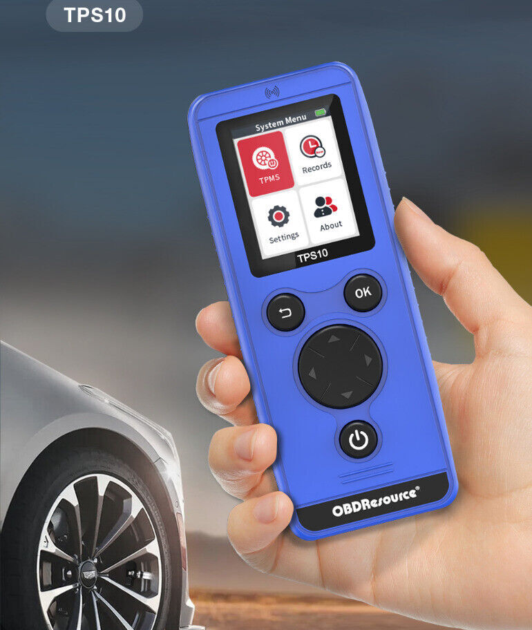 2024 TPS10 TPMS Relearn Tool Auto Tire Pressure Sensor Activate TPMS Reset Tool