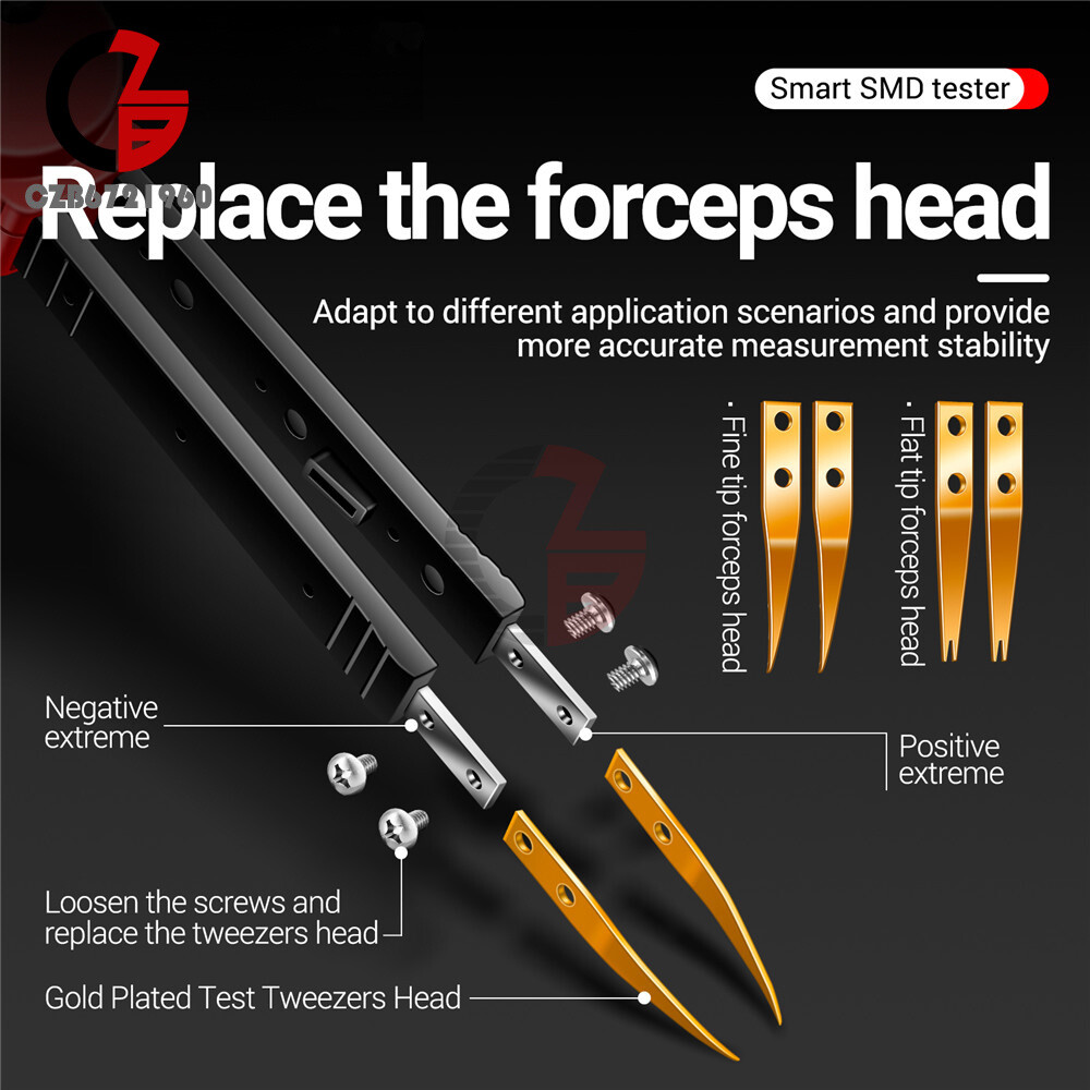 SMD Tester Resistance Capacitance Meter Multimeter Professional Component tester