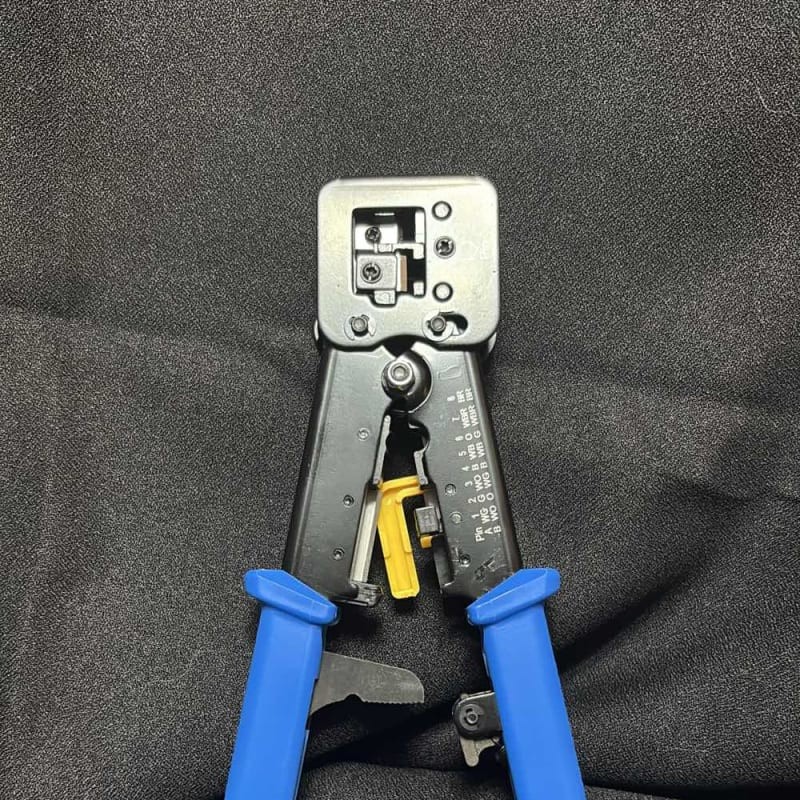 RJ45 Pass Through Crimper Tool Cat5 Cat5e Cat6 Network Cable