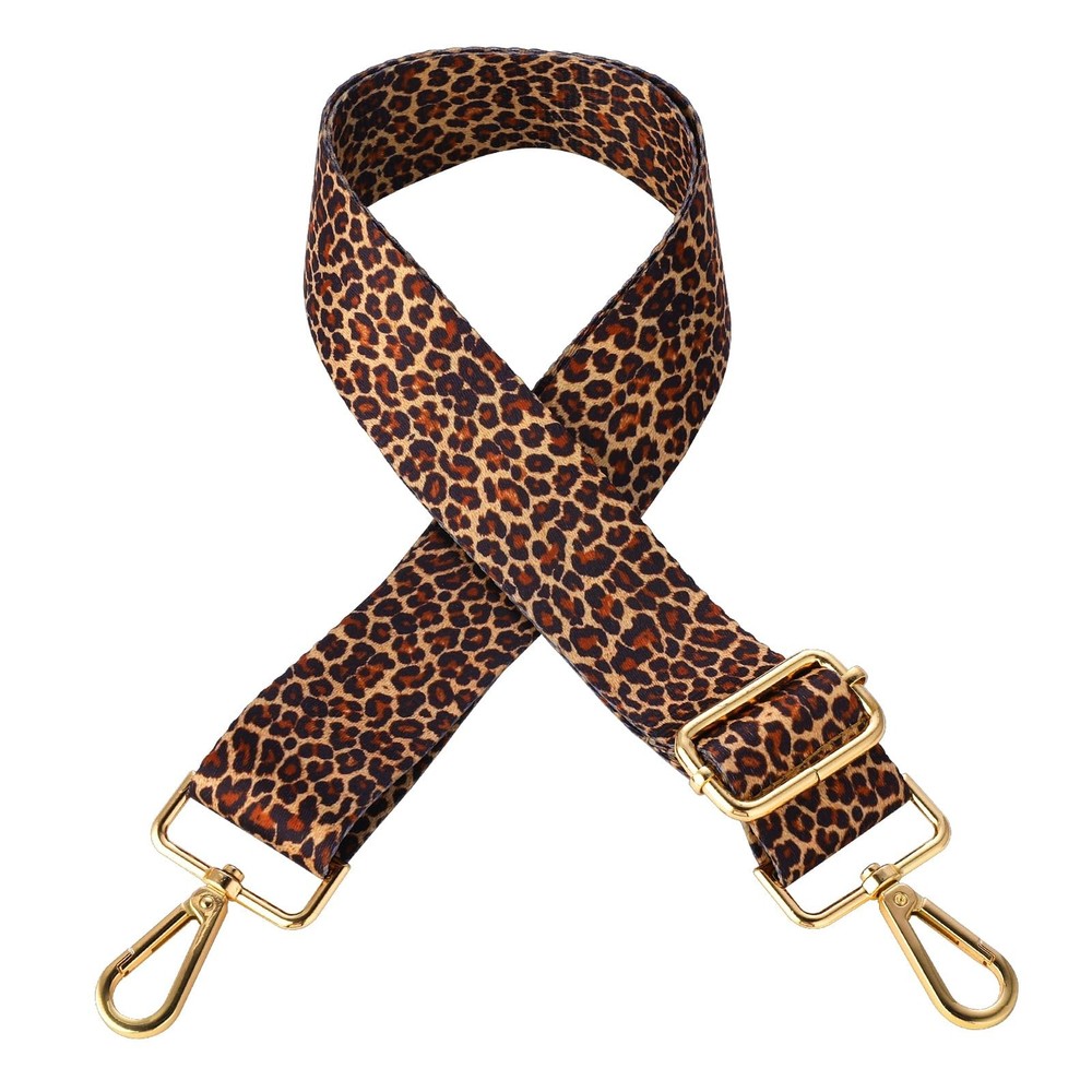 TIESOME Replacement Purse Strap, Leopard Print Adjustable Wide Shoulder Handb...