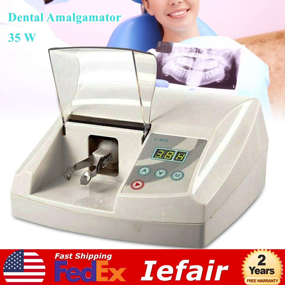 Dental Lab Digital Amalgamator Amalgam Capsule Mixer Triturator Speed Adjustable
