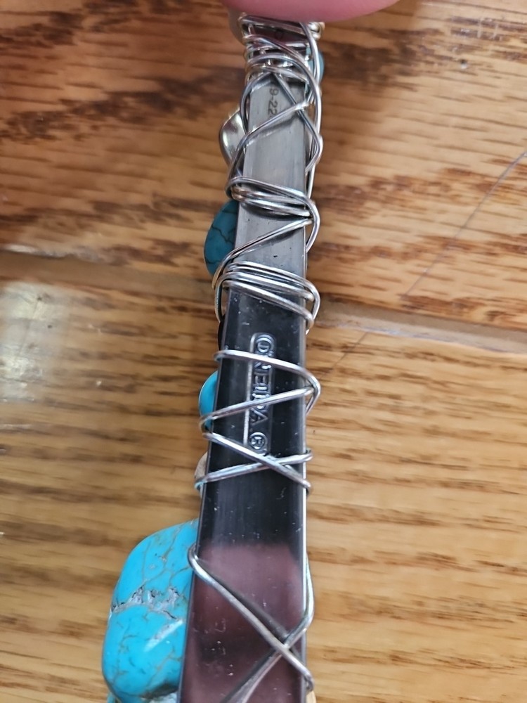 Serving Utensils Unique Turquoise Bead (B16)