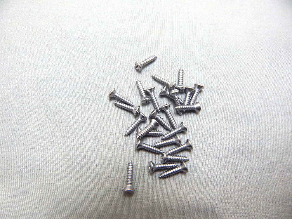 4 X 1/2" CHROME PHILLIPS OVAL HEAD SMS