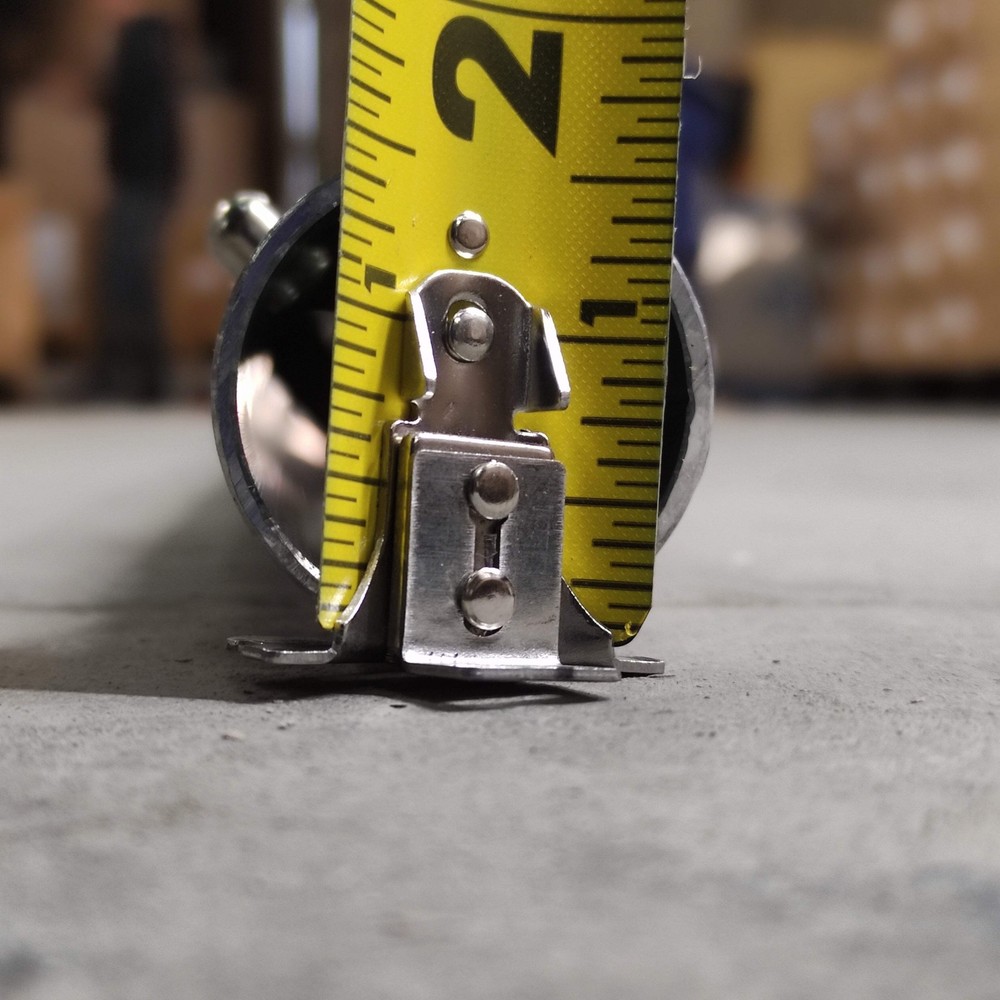 KRAFT TOOL 6' Aluminum Button Handle with Insert - 1-3/4" Diameter CC289