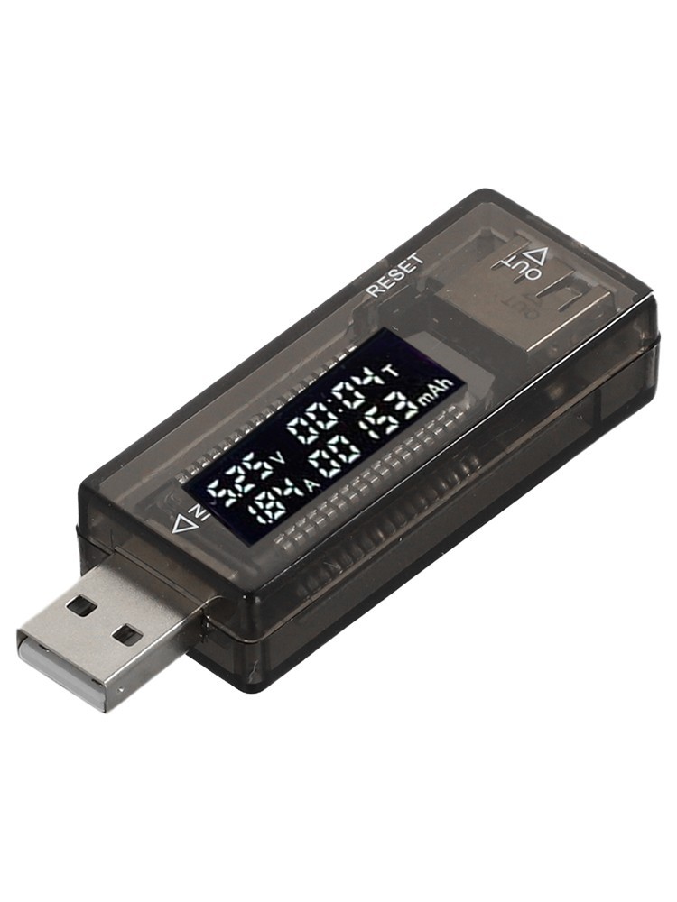 Durable USB Detector LCD Display Power Capacity Tester Current Meter