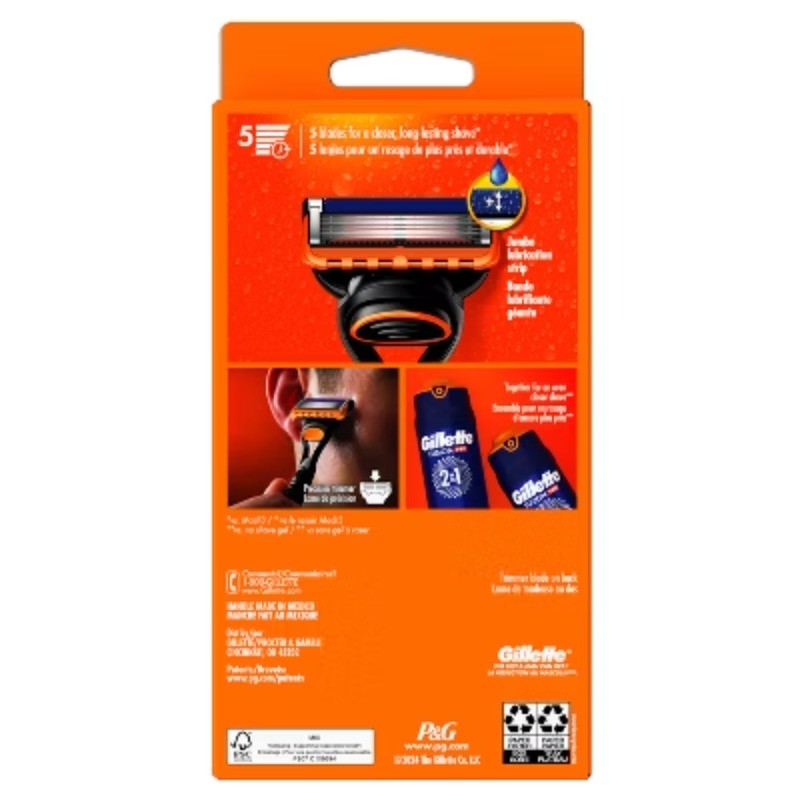 Fusion5 Value Pack Razor - Handle + 5 Blade Refills