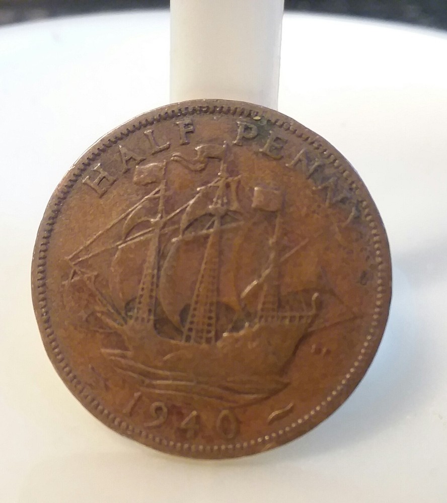 Britain 1940 Half Penny - George VI