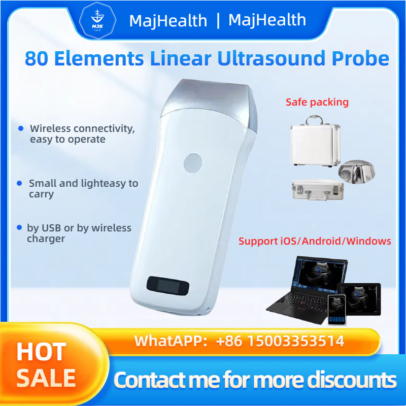 7.5MHz Wireless Ultrasound Probe 80E for iOS/Android Windows