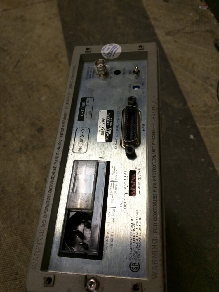 HP Hewlett-Packard 5316B Universal Counter no OPTION