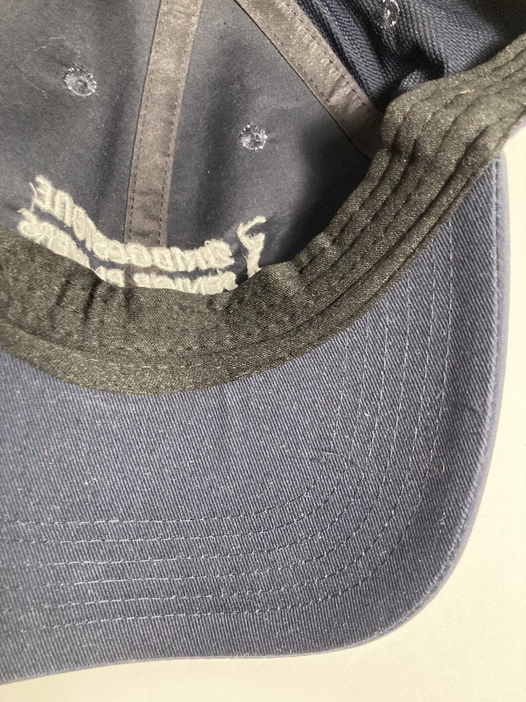 Bridgestone Senior Players Cap Hat Blue Adjustable Stretch Missing Button