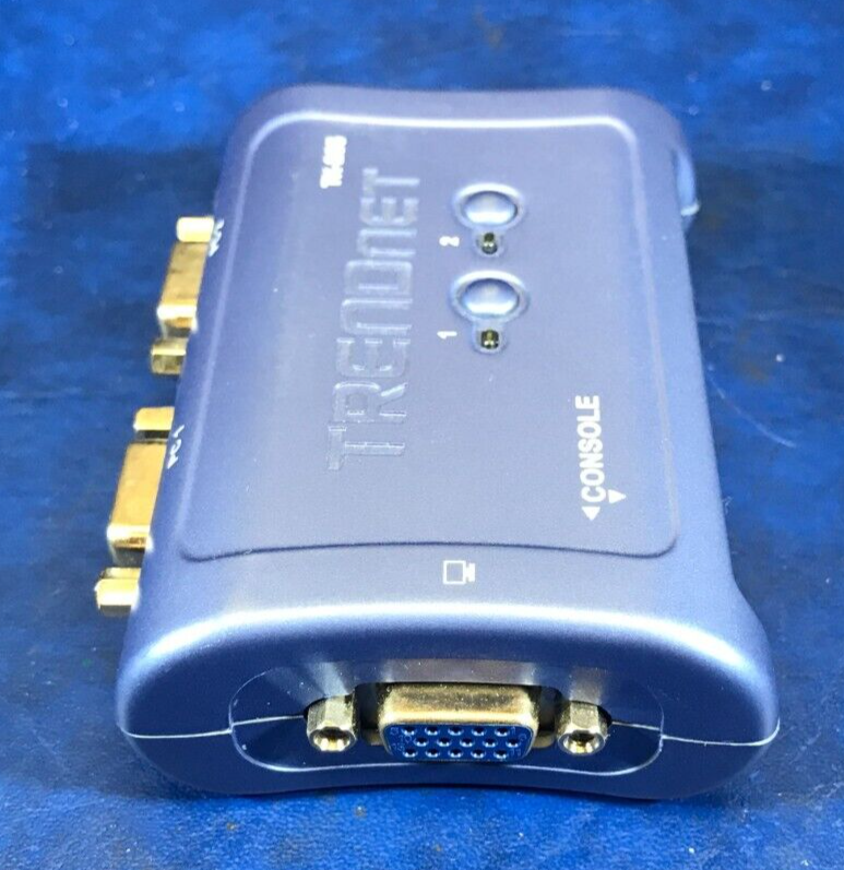 Trendnet TK-205 2 Port KVM Switch - Used
